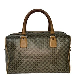 Celine Tan and Brown Satchel